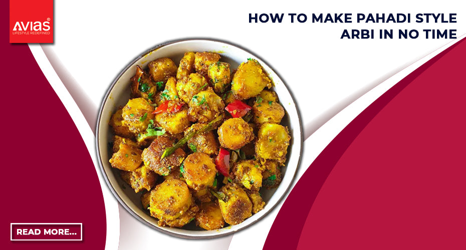 How to Make Pahadi Style Arbi in No Time