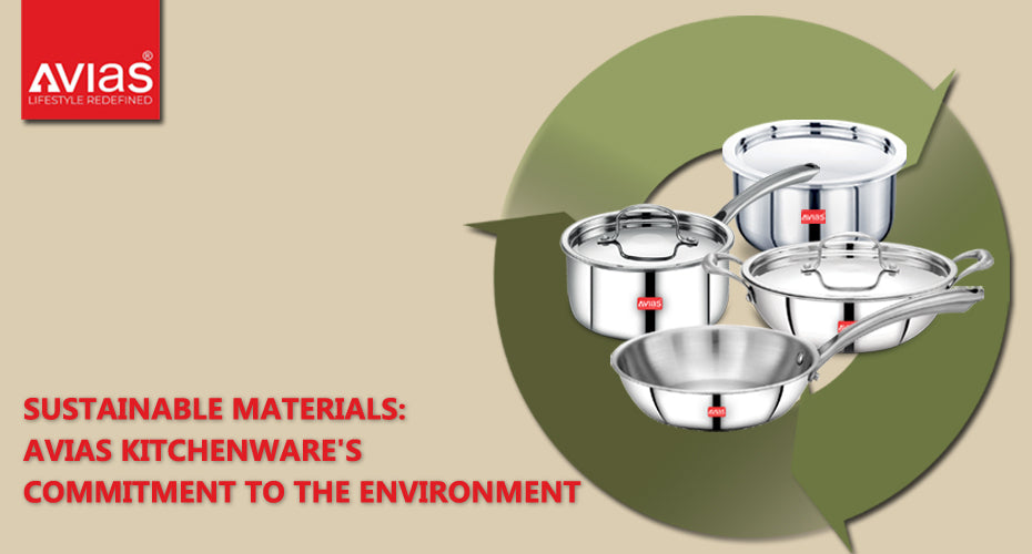 Sustainable Elegance: Avias Kitchenware's Stainless Steel Utensils for an Eco-Friendly Kitchen
