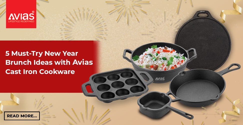 5 Must-Try New Year Brunch Ideas with Avias Cast Iron Cookware