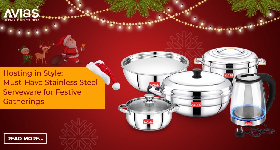 Hosting in Style: Must-Have Stainless Steel Serveware for Christmas Gatherings