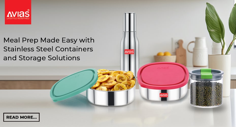 Meal Prep Made Easy with Stainless Steel Containers and Storage Solutions