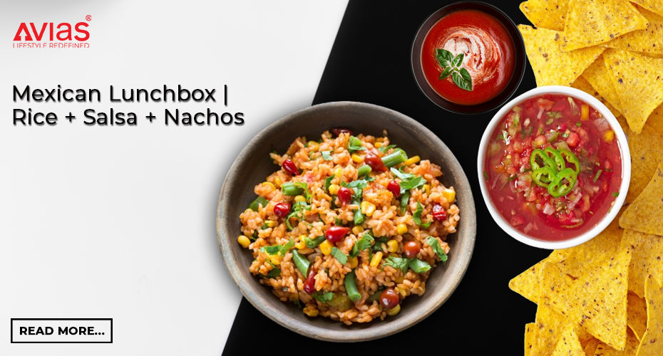 Mexican Lunch Box Recipe made with Avias Triply Frypan