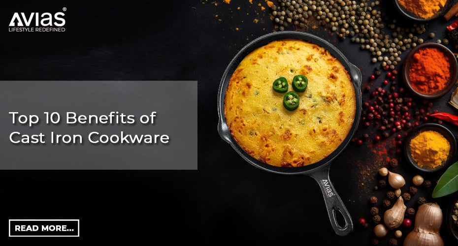 Top 10 Benefits of Cast Iron Cookware
