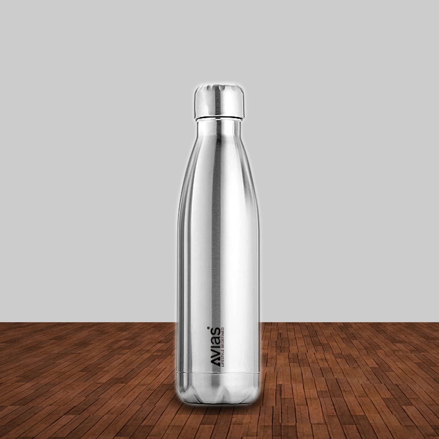 Evita premium stainless steel Vacuum Insulated Flask Water Bottle - Grey