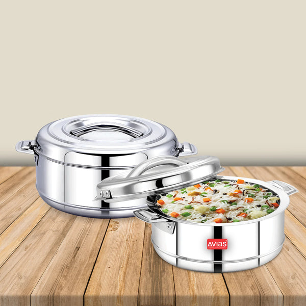 Avistar double wall insulated stainless steel casserole – Avias world