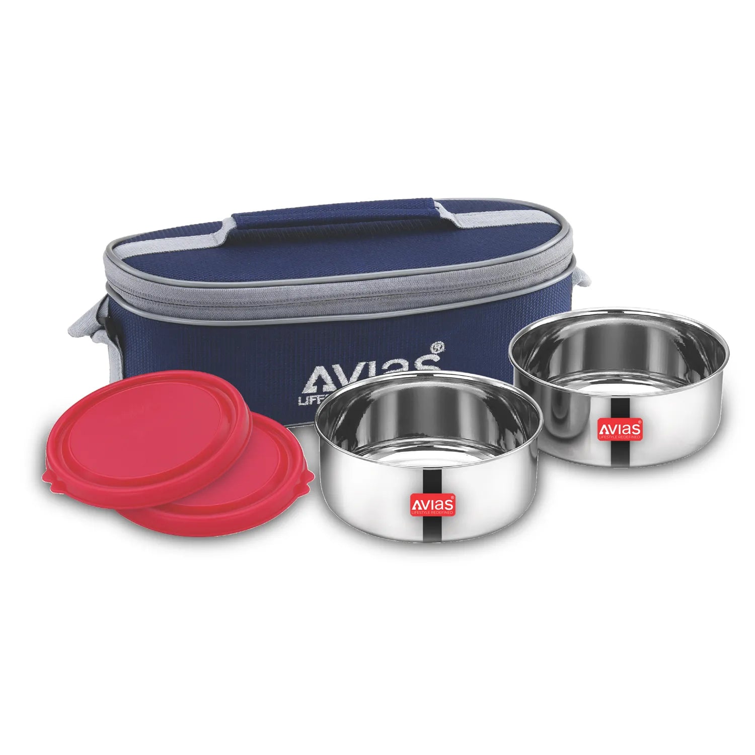 AVIAS Freshia stainless steel lunch/ tiffin box (horizontal)