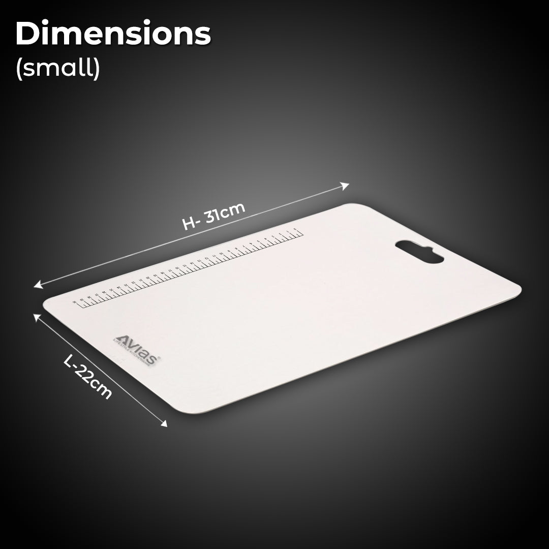 Avias Aventus Chopmate Stainless Steel Chopping Board| Stainless Steel Chopping Board Vegetable, Fruit Cutting, Kneading, Cake Prep, Heavy Duty Chopping-Board