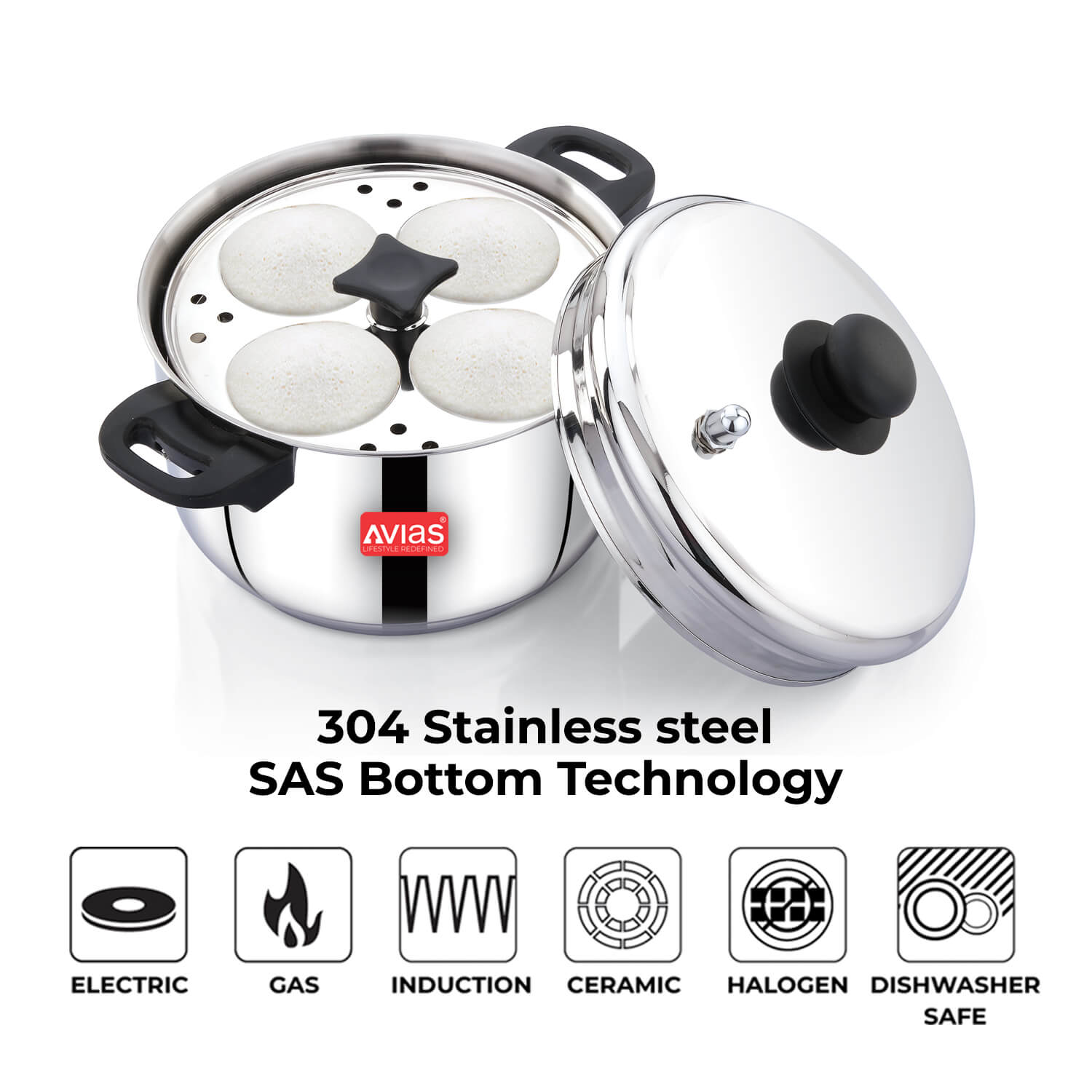 Avias Idlimate IB idli cooker 6 plate compatibility