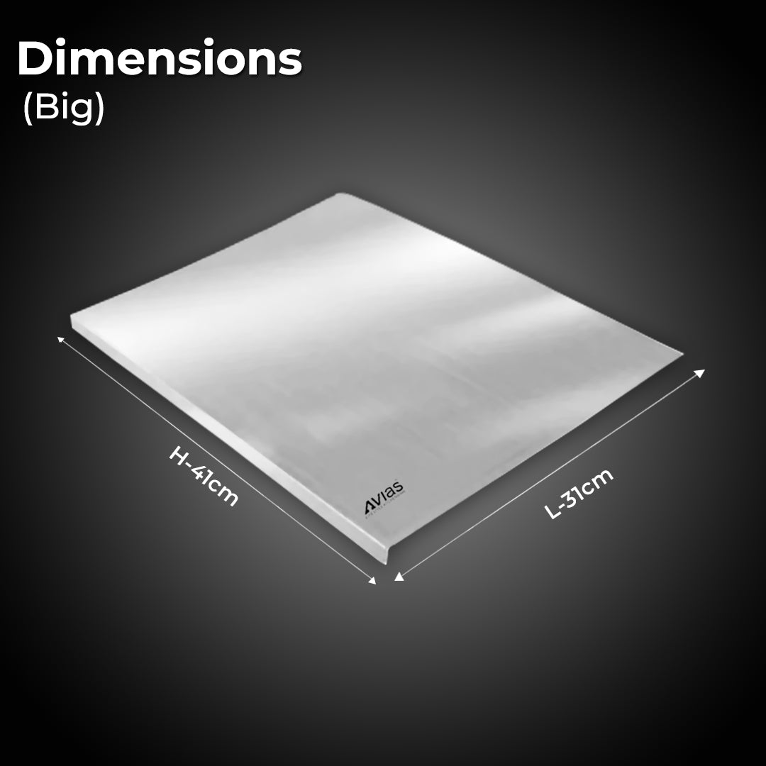 Avias Aventus Platform Board | Stainless Steel Chopping Board Vegetable, Fruit Cutting, Kneading, Cake Prep, Heavy Duty Chopping-Board