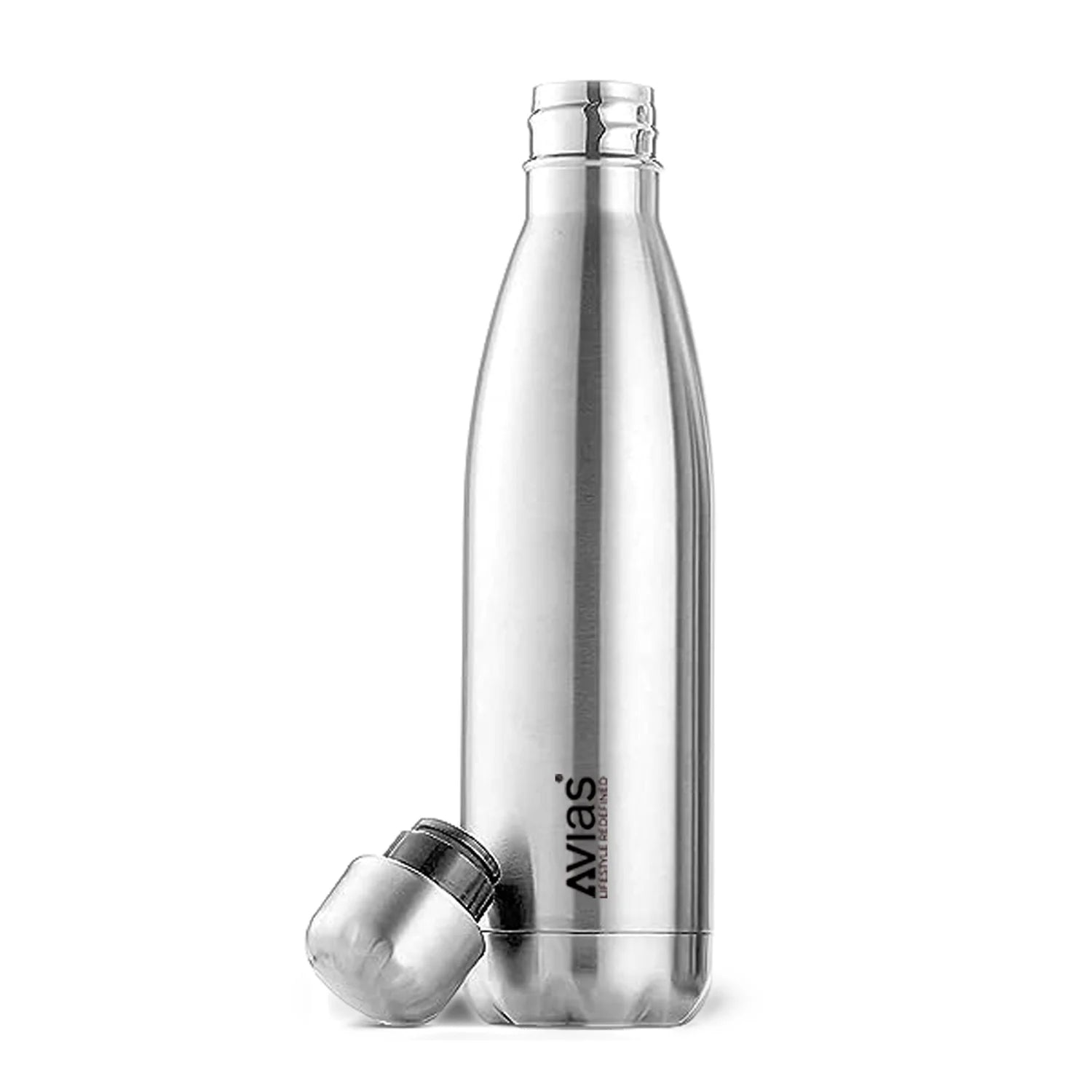 Evita premium stainless steel Vacuum Insulated Flask Water Bottle - grey
