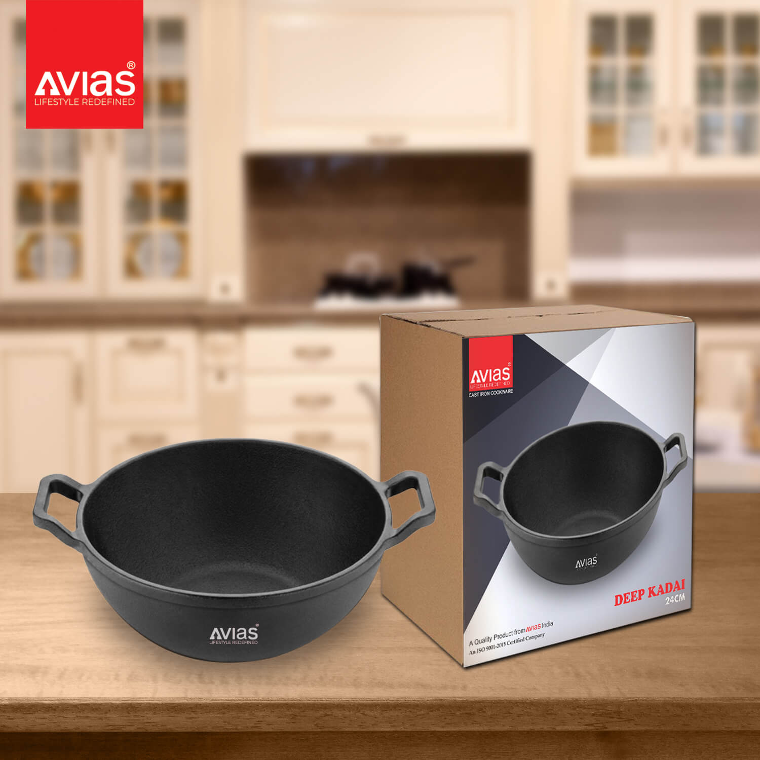 Cast Iron Dosa Tawa Pan/ Dosa Kallu/ Chapati Tawa/ Roti Iron Tawa | Pre-Seasoned Cookware | Induction Friendly | 100% Natural & Toxin-Free