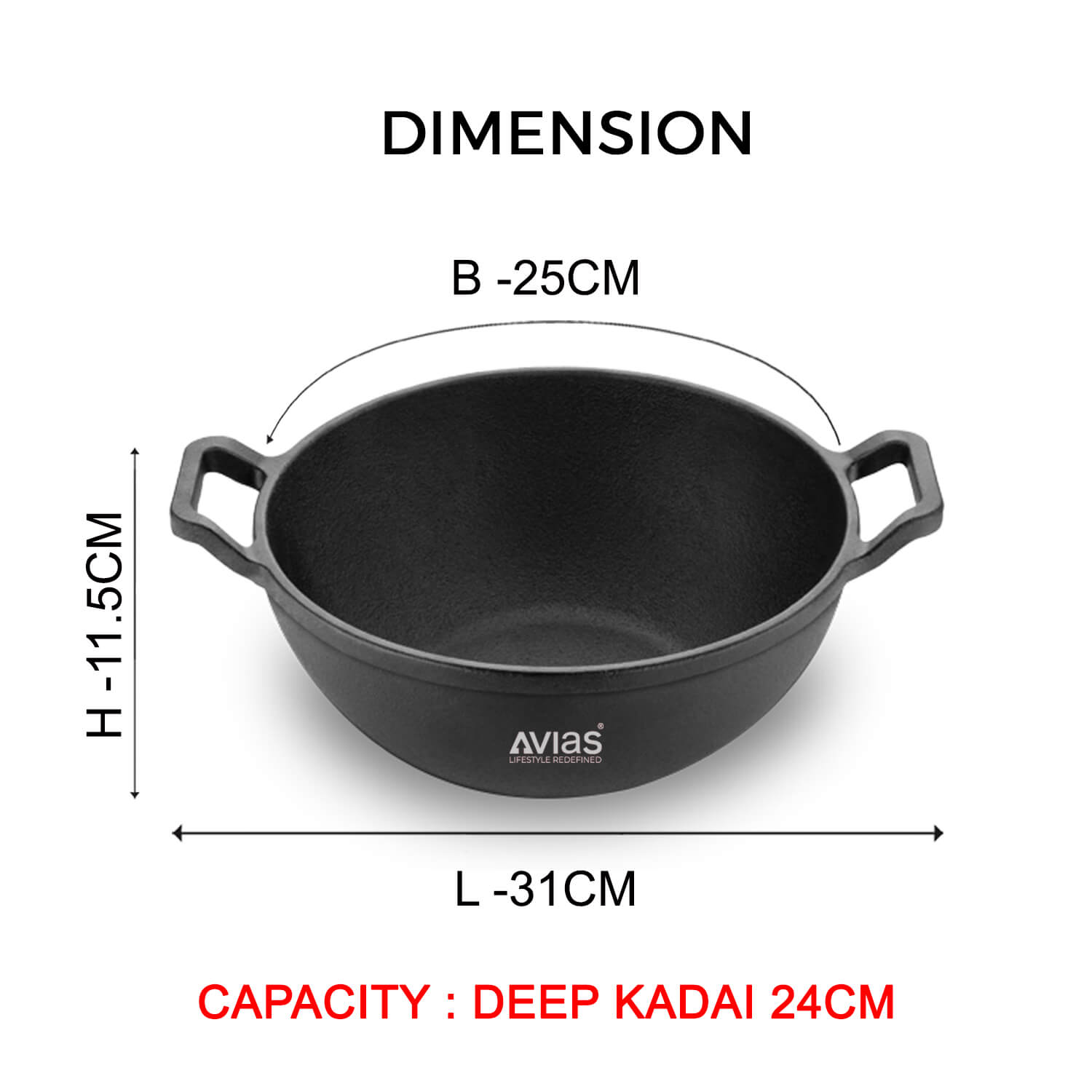 Cast Iron Dosa Tawa Pan/ Dosa Kallu/ Chapati Tawa/ Roti Iron Tawa dimension Pre-Seasoned Cookware