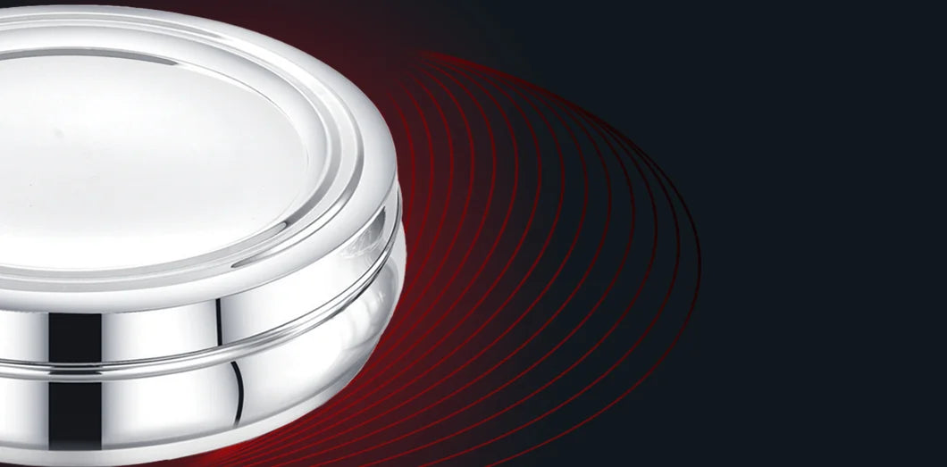 AVIAS Stainless Steel Elegant Spice box/Organiser with SS lid