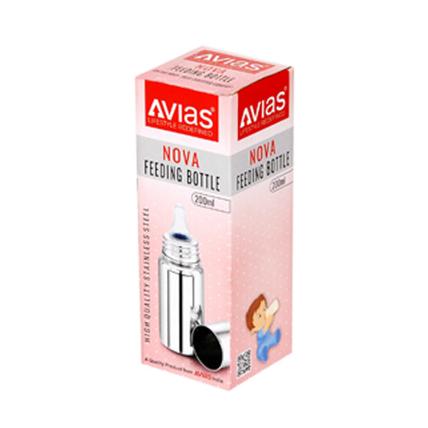Avias Nova Stainless steel Feeding Bottle package