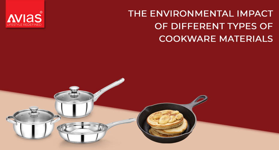 Environmental impact of different types of cookware materials