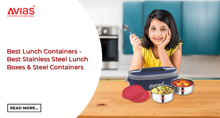 Best Lunch Containers - Top Stainless Steel Lunch Boxes by Avias