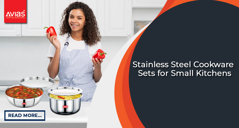 Compact Stainless Steel Cookware Sets for Small Kitchens