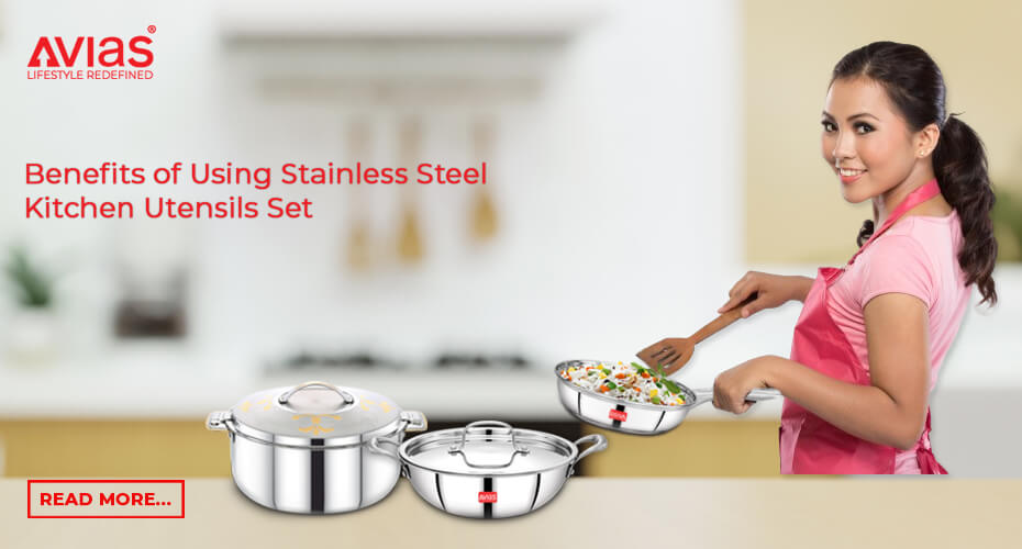 Benefits of Using Stainless Steel Kitchen Utensils Set