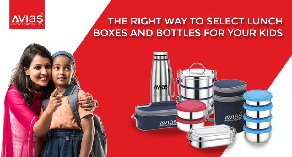 The Right Way To Select Lunch Boxes & Water Bottles For Your Kids