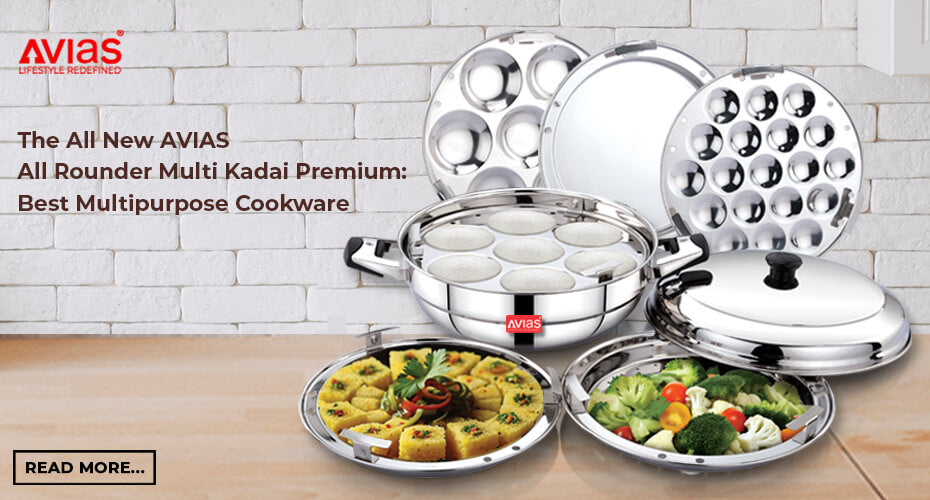 The All New AVIAS All Rounder Multi Kadai Premium: Best Multipurpose Cookware
