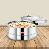 AVIAS Ruby Stainless steel casserole/ hotpot/ hot case with twist lock with sturdly side handles