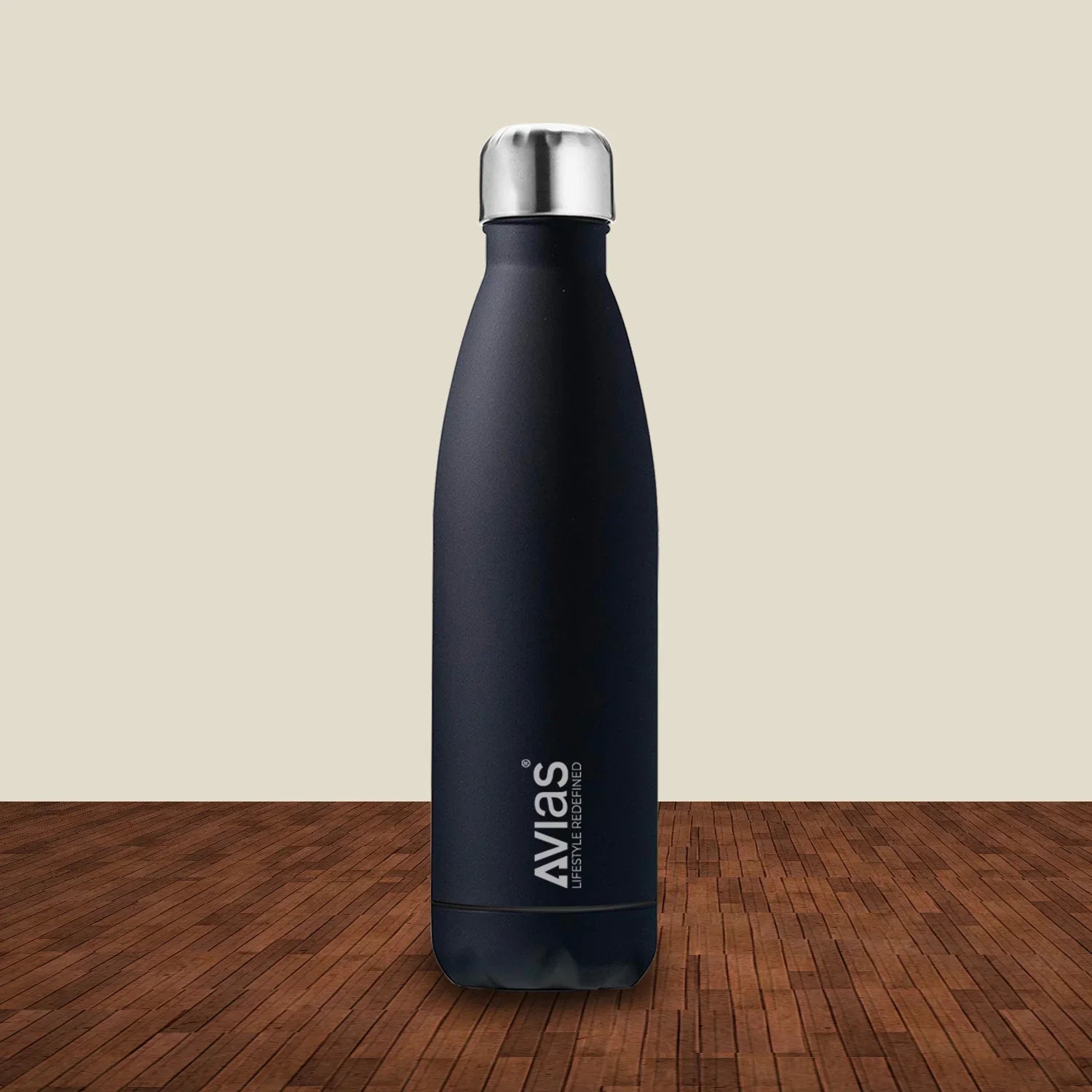 Evita premium stainless steel Vacuum Insulated Flask Water Bottle - Black