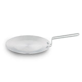Avias AVI3 Triply Tawa 28 cm | Stainless Steel Flat Roti Tawa with Even Heat Distribution | Induction & Gas Compatible | Durable with Riveted Handle