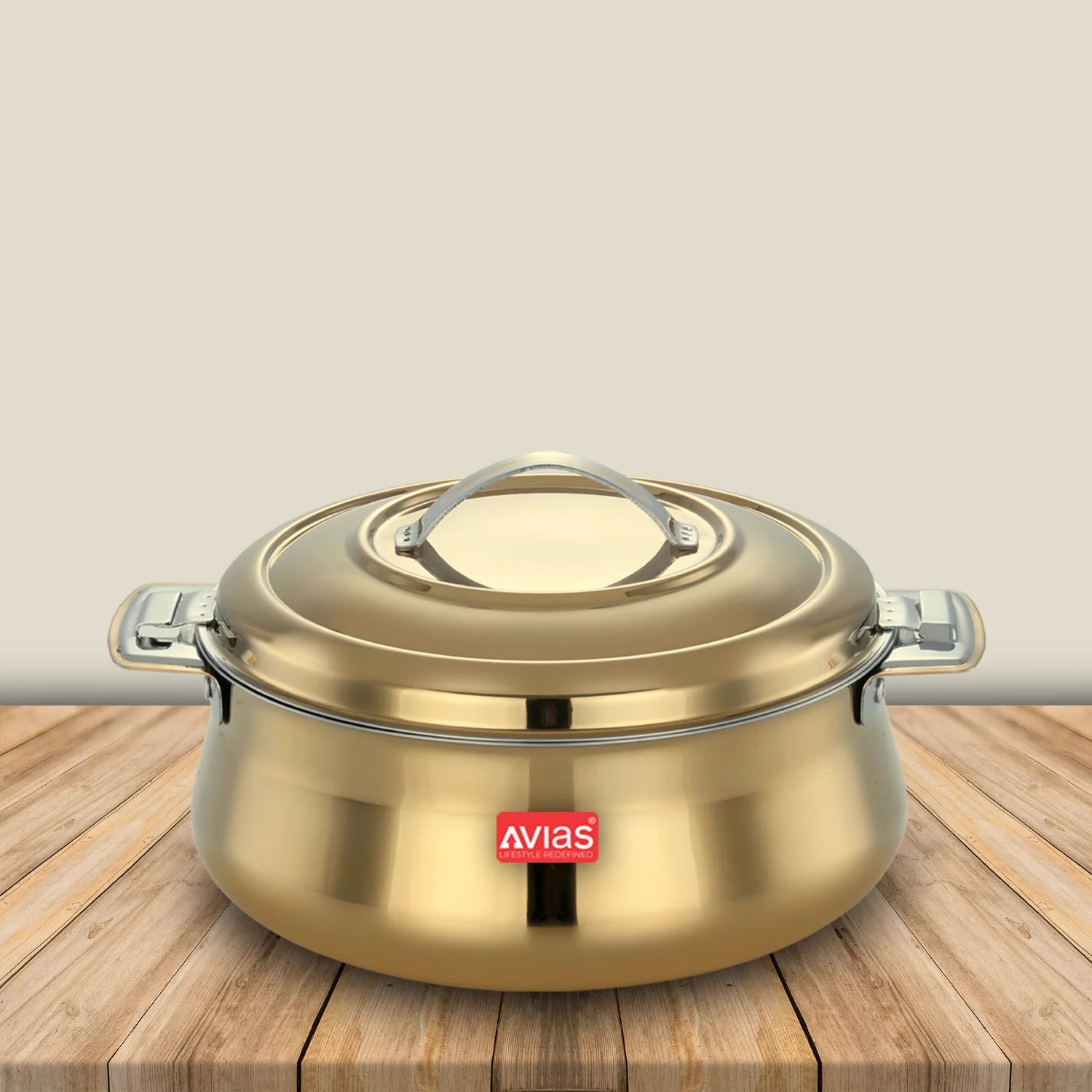 AVIAS Riara Gold Premium Stainless steel casserole/ hot pot/ hot case