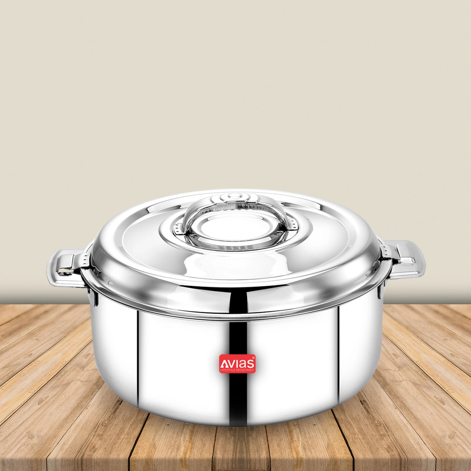 AVIAS Avistar double wall insulated stainless steel casserole/ hotpot/