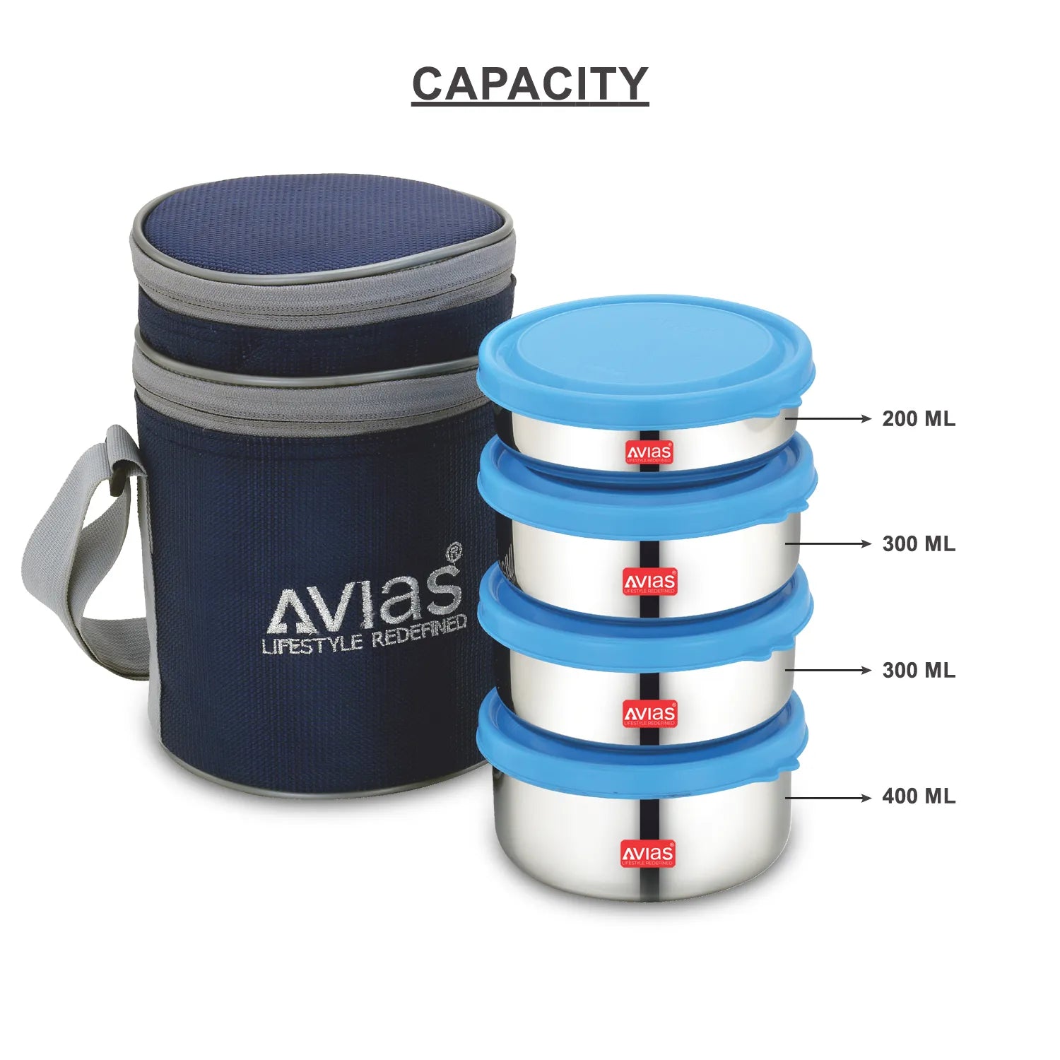 Round top tiffin bag