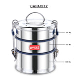 AVIAS Ivy Stainless Steel Lunch box 3 pack