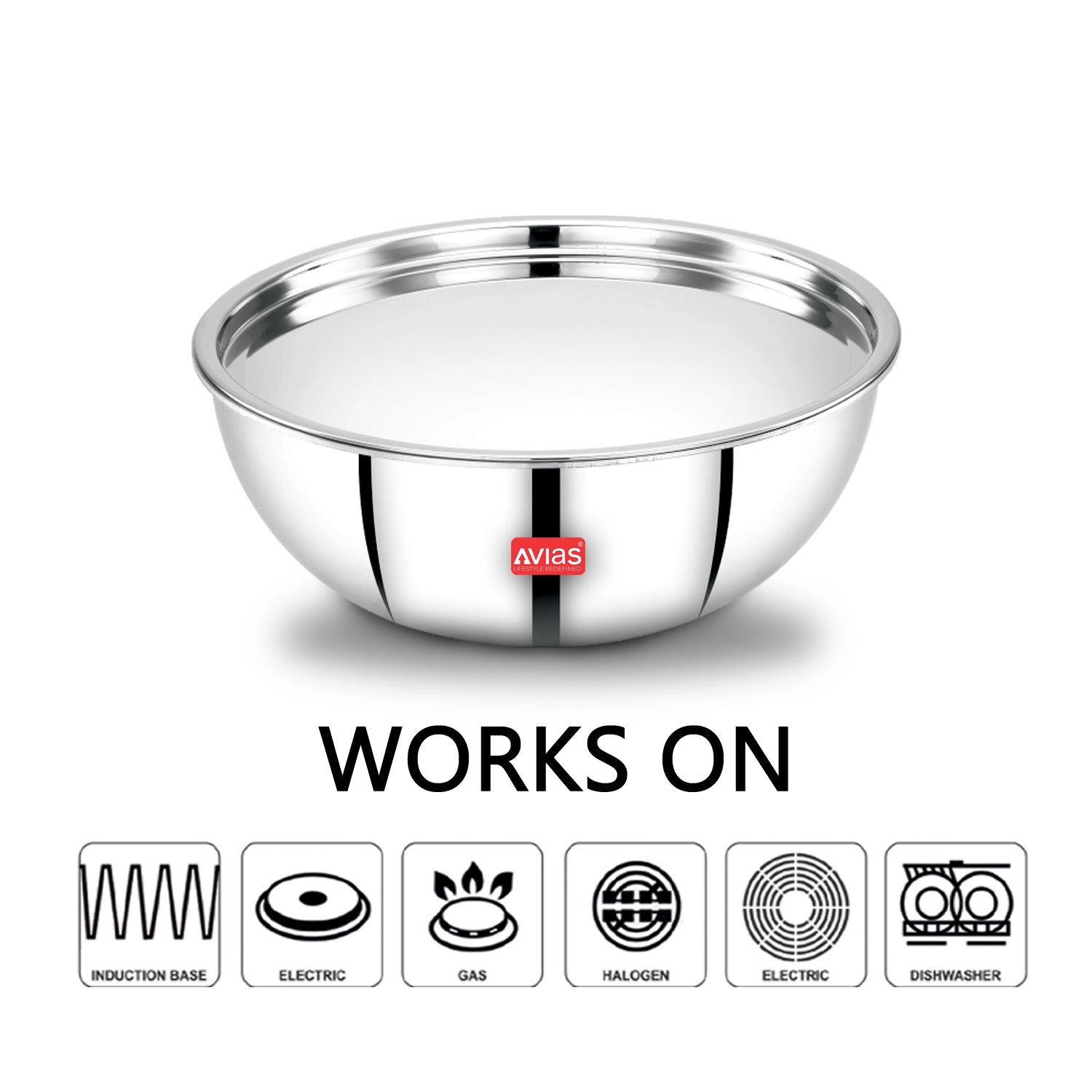 AVIAS Riara premium stainless steel Triply Tasla compatibility