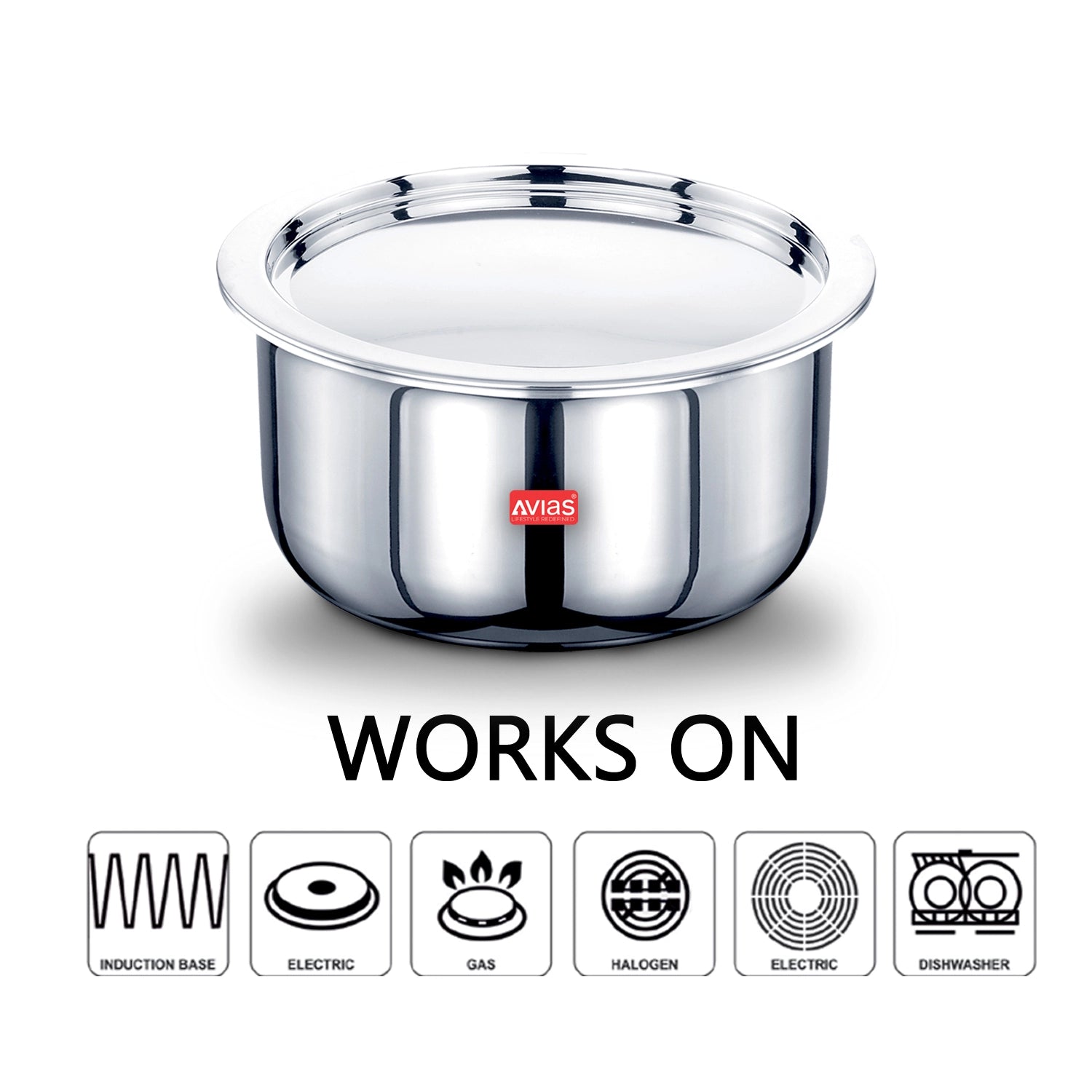 AVIAS Riara premium stainless steel Triply Tope compatibility