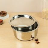 AVIAS Riara premium stainless steel Triply Tope with steel lid | 3 layered | induction base | 2.5mm thickness | induction friendly | 14cm/16cm/18cm/20cm/22cm/24cm