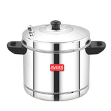 AVIAS stainless steel Idly cooker/ Idly maker/ Idly pot with Bakelite handles | Induction and gas stove base | 6 plates | 24 idlis