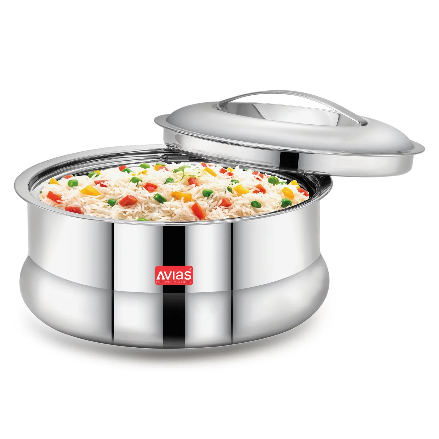 AVIAS Ruby Casserole Stainless steel open