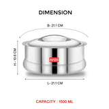 AVIAS Ruby Casserole Stainless steel 1500 ml