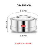 AVIAS Ruby Casserole Stainless steel 3500 ml