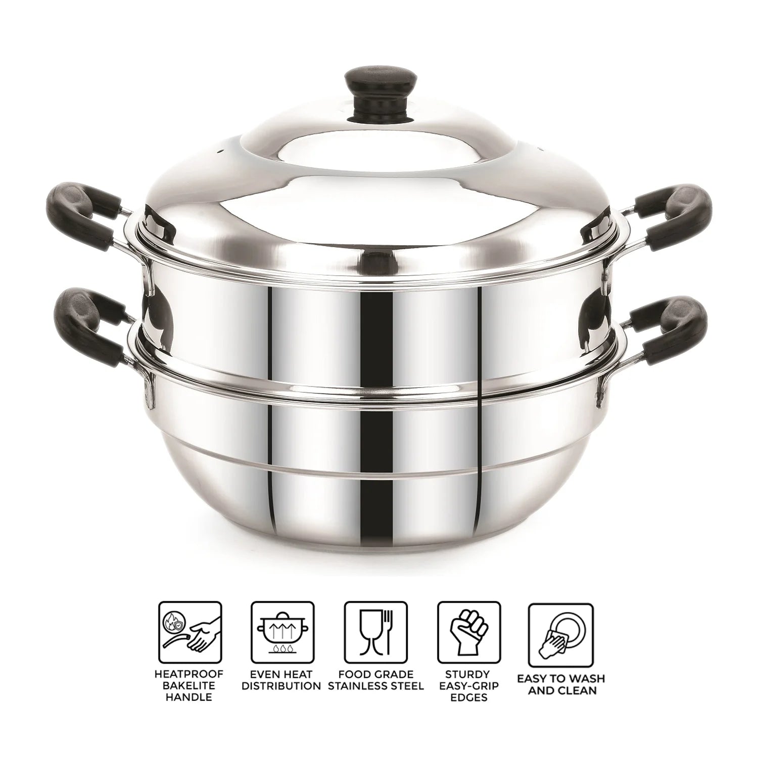 Avias Altroz stainless steel Idly pot with steamer | Idly cooker compatibility