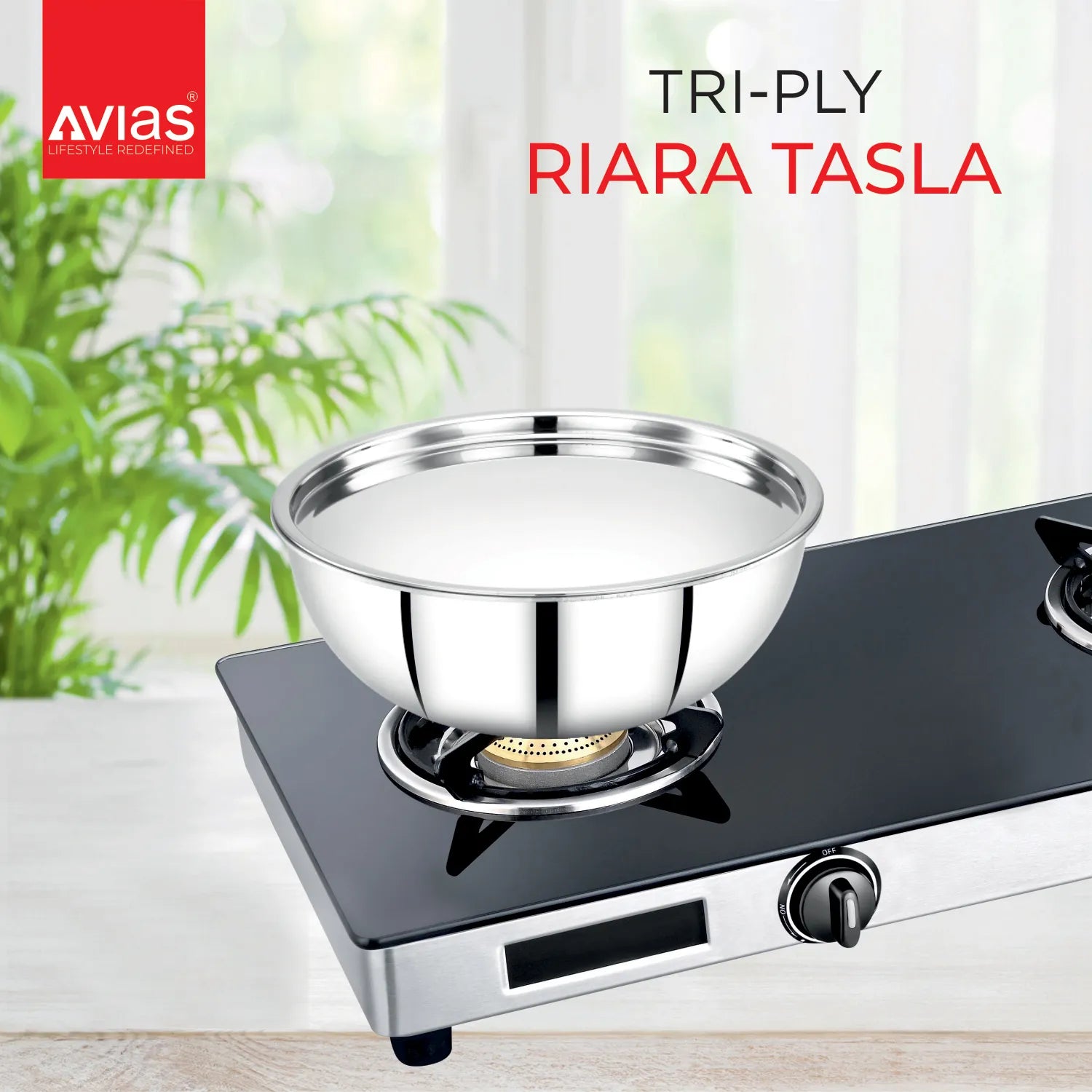 AVIAS Triply Combo III - Riara Tope on stove