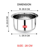 AVIAS Inox IB Stainless Steel Tope 28 cm