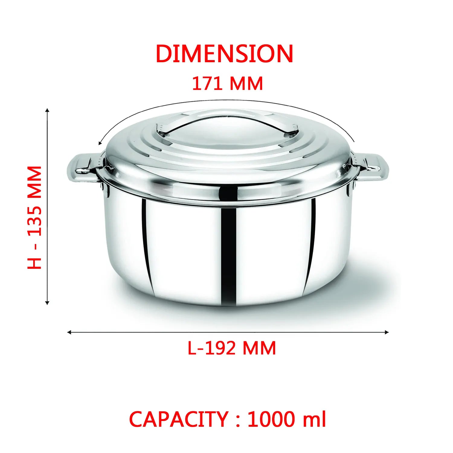 AVIAS Platinox Combo I Platina Premium casserole 1000ml