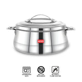 Riara Silver Premium Stainless steel casserole compatibility 