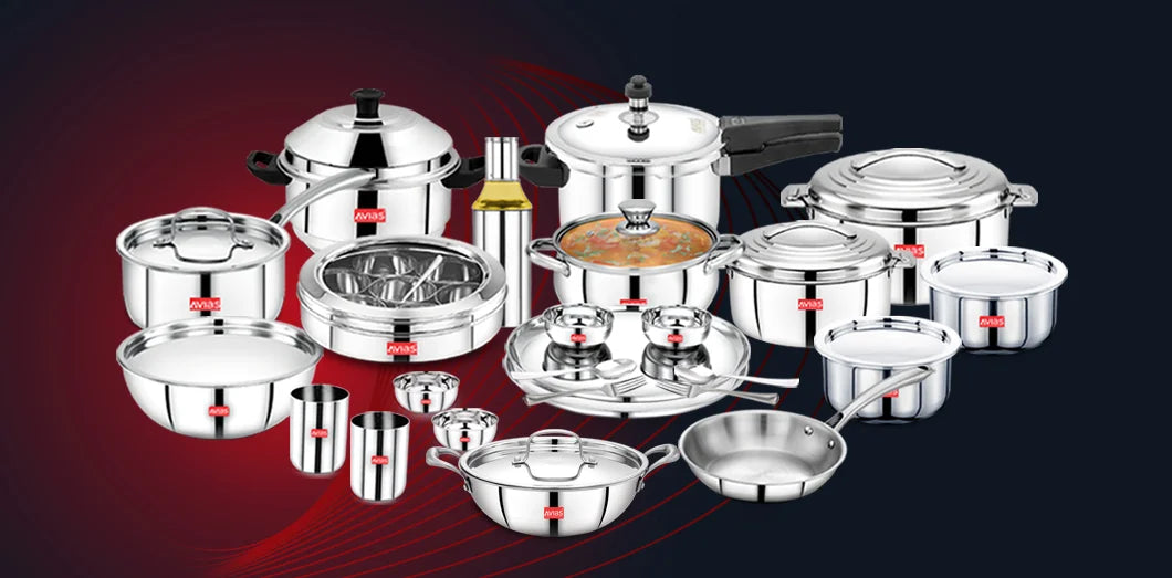 Best Stainless Steel Kitchenware sets 25 Pieces 