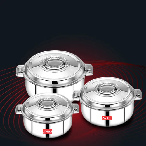 AVIAS Avistar Gift set | double wall insulated stainless steel casserole gift set 