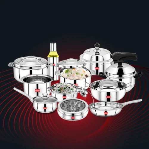 Best Stainless Steel Kitchenware sets 11 Pieces