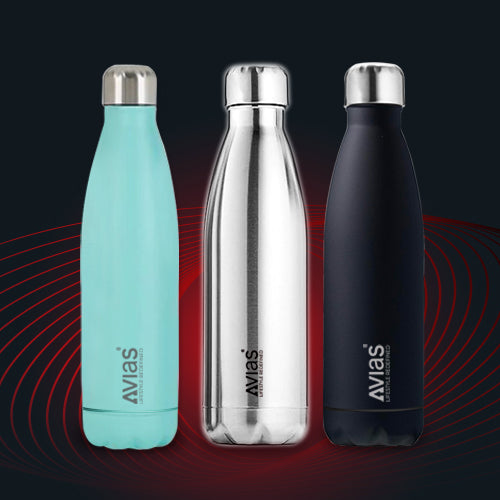 Evita premium stainless steel Vacuum Insulated Flask Water Bottle 1 litre