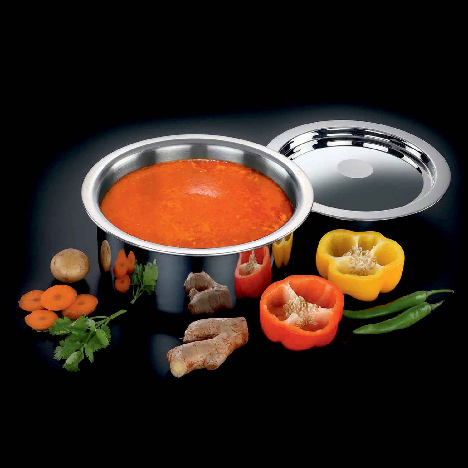 AVIAS Riara premium stainless steel Triply Tope for cooking quality food