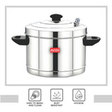 AVIAS stainless steel Idly cooker/ idly maker/ idly pot with Bakelite handles usability