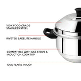 AVIAS Stainless Steel Excello Idly pot/ Cooker/ Maker features